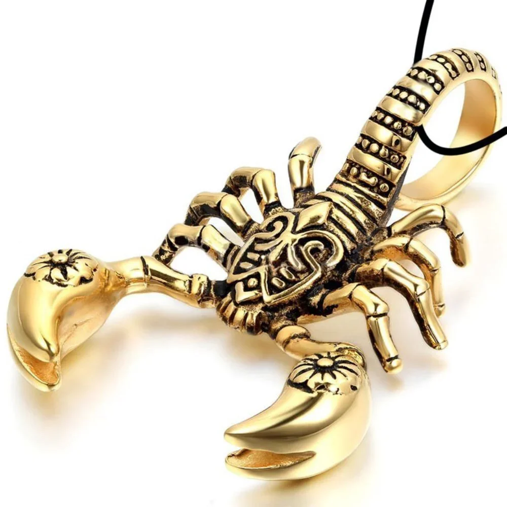 ❤️Scorpion King clavicle pendant necklace for women/men, N90201P216